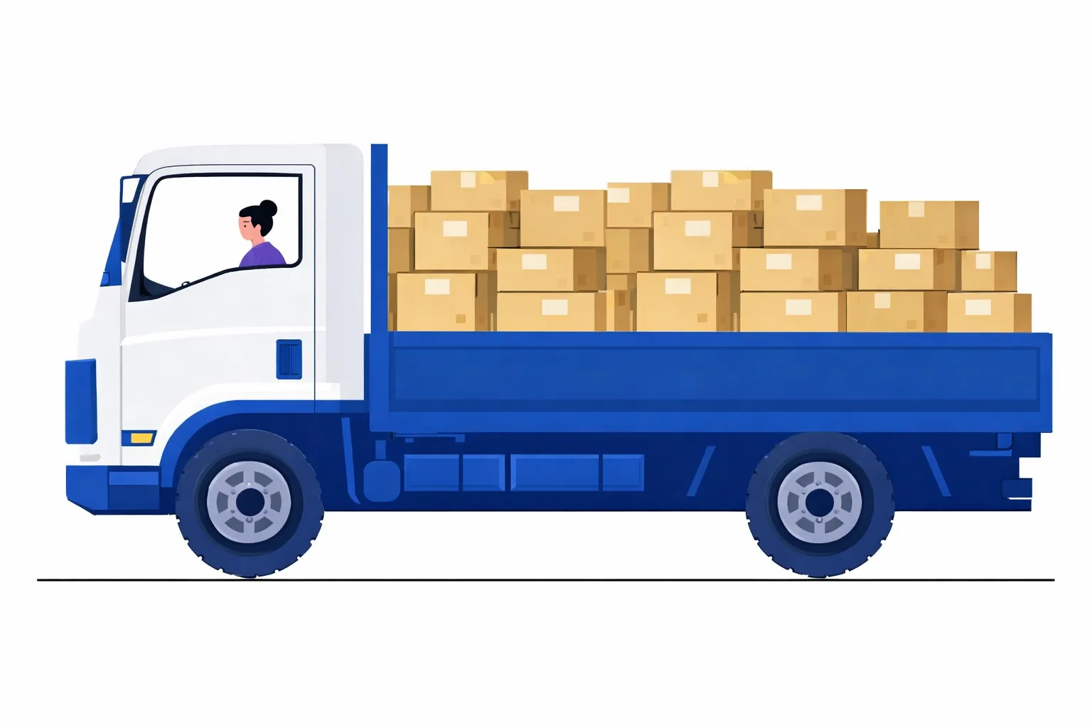 4-Wheeler delivery vehicle
